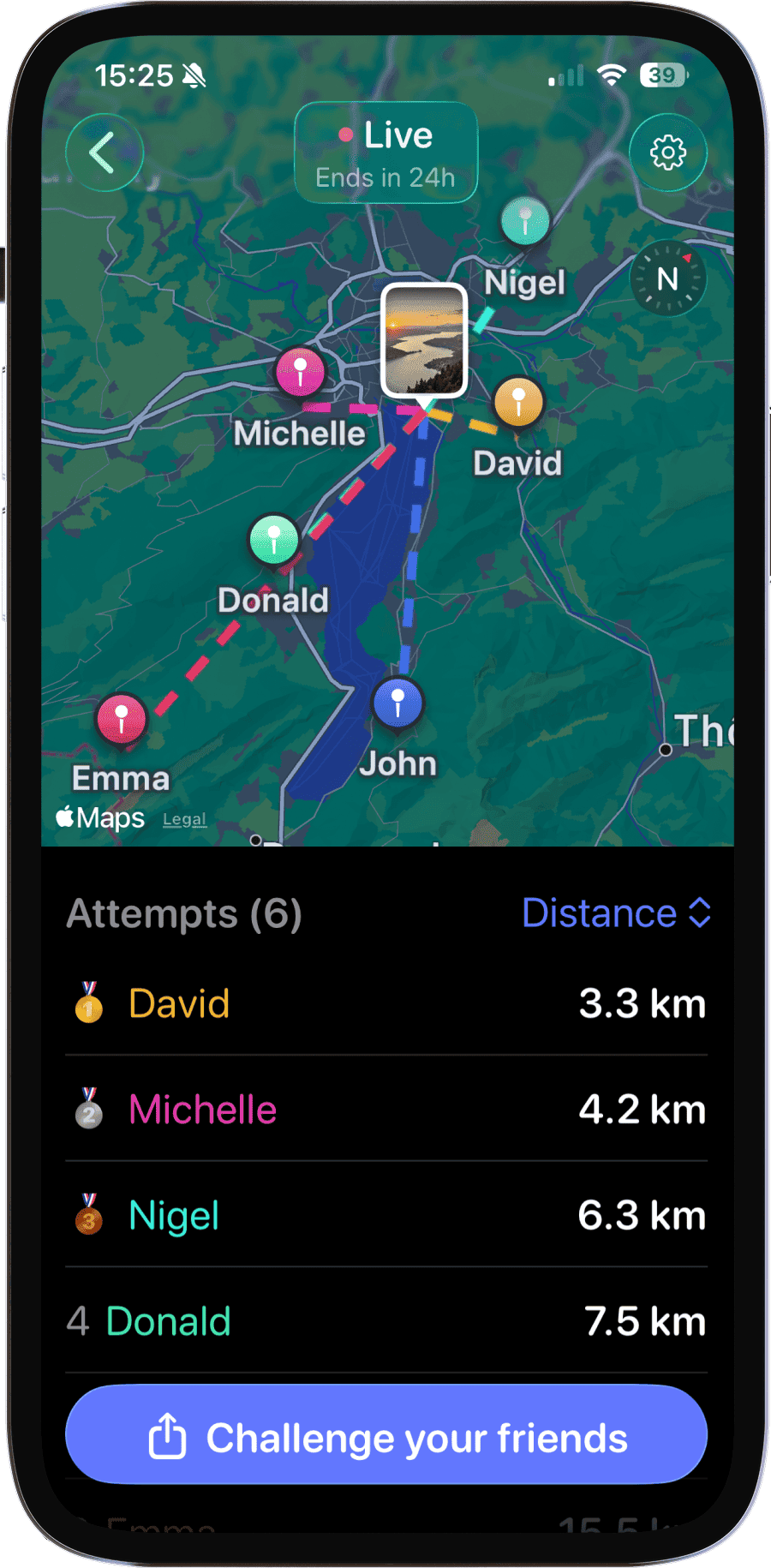 GuessWhere app screenshot